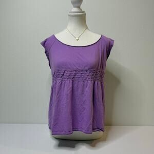 BECCD Baby Doll Top Size M-L In A Soft Purple So Cute 100% Cotton